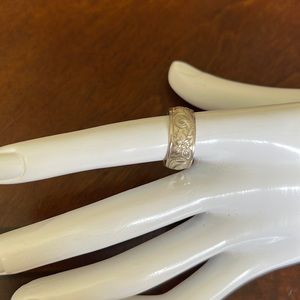 Hawaiian silver heirloom ring